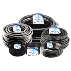 Black Vinyl Tubing - 3/16 In ID X 1/4 In OD - EZ Flex PVC - Per Foot