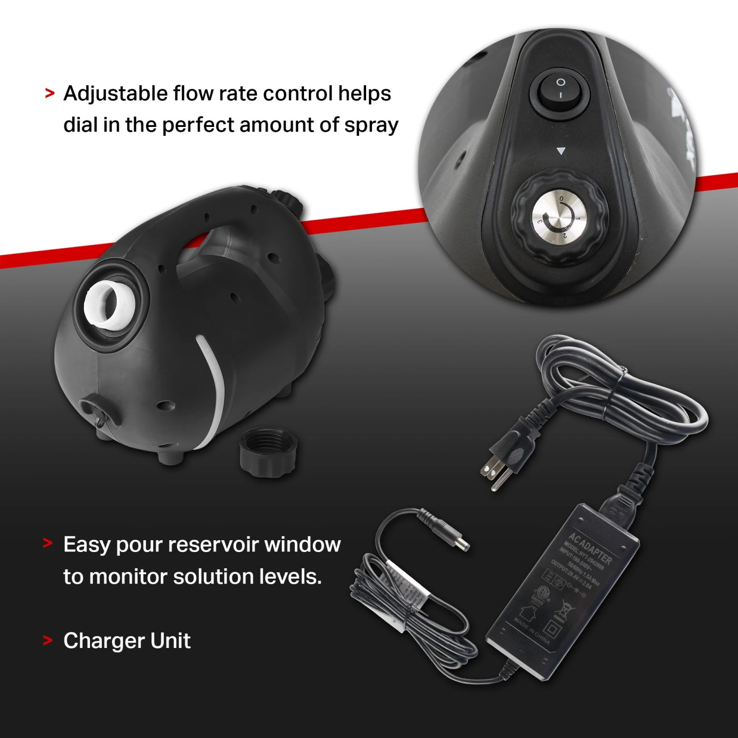 XPOWER F-18B ULV Cold Fogger Battery Powered Rechargeable Cordless Sprayer 12 XPOWER F-18B ULV Cold Fogger Battery Powered Rechargeable Cordless Sprayer - Image 10