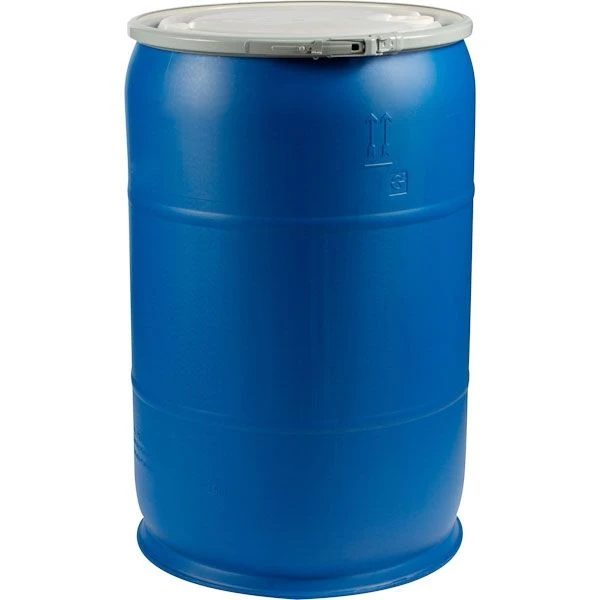 55 Gallon Poly Drum W/Lid - Reconditioned