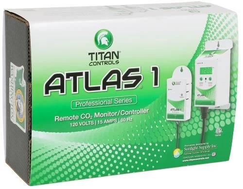 Titan Controls Atlas 1 CO2 Monitor / Controller W/ Remote Sensor 4 Titan Controls Atlas 1 CO2 Monitor / Controller W/ Remote Sensor - Image 2