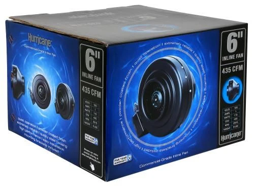 Hurricane Inline Fan 6 In 435 CFM 4 Hurricane Inline Fan 6 In 435 CFM - Image 2