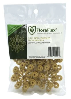 FloraFlex Bubbler Flow Insert - 2 GPH YELLOW (pack Of 12)
