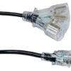 Power All 120 Volt 50 Ft Extension Cord 3 Outlet W/ Green Indicator Light - 14 Gauge -Gardening Care Shop 780072 01 1
