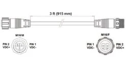 Fluence Light Bar DC Extender For SPYDRx & SPYDRx PLUS - 3'
