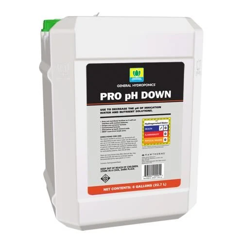 General Hydroponics PRO PH Down 6 Gal 3 General Hydroponics PRO PH Down 6 Gal