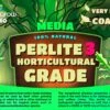 Perlite #3 - Gallon -Gardening Care Shop Media PERLITE3 Label 5x3.5 3