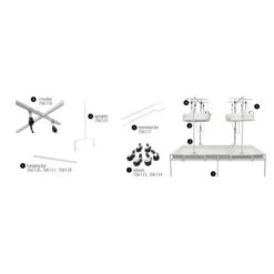 Fast Fit Height Reduction Kit 4 In Leg - 6 Pcs -Gardening Care Shop PG13 4