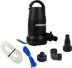 Aeromixer Tall Tank 3/4 HP Submersible Mixing + Aerating Pump- For Organic Fertilizer Only -Gardening Care Shop aeromixer tall 3