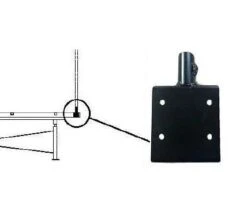 Trellis Support For Custom Rolling Bench System - 3/4"
