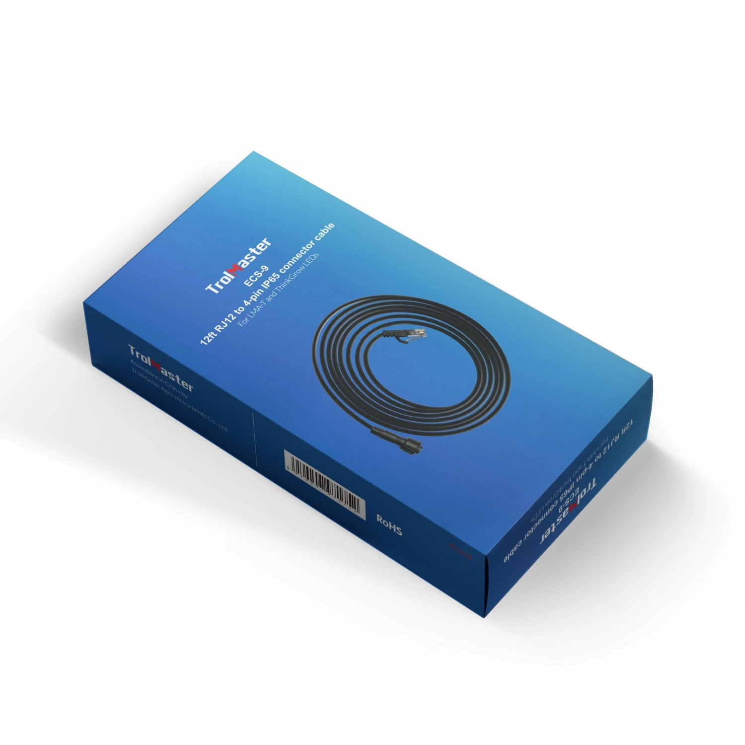 TrolMaster Hydro-X 12ft 2ft RJ12 To 4-Pin IP65 Connector Cable (ECS-9) 4 TrolMaster Hydro-X 12ft 2ft RJ12 To 4-Pin IP65 Connector Cable (ECS-9) - Image 2