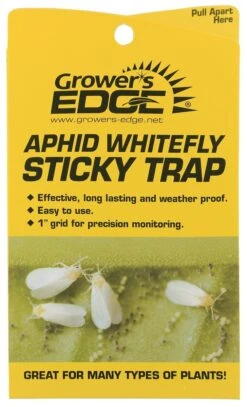 Grower's Edge Aphid Whitefly Sticky Trap 5/Pack