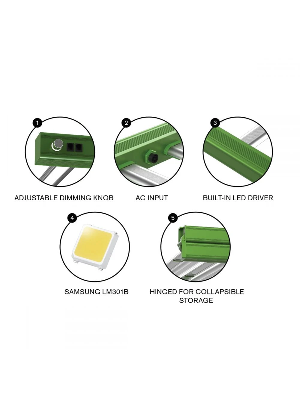 FloraFlex LED Grow Light - 650 - 8 Bar 6 FloraFlex LED Grow Light - 650 - 8 Bar - Image 4