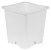 Gro Pro Premium White Square Pot 9 In X 9 In X 10.5 In -Gardening Care Shop pg19 000037