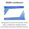 Fluence Mount For RAZRx Fixtures - Cantilevers