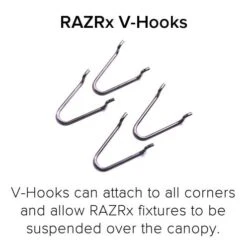 Fluence Mount For RAZRx Fixtures - V Hooks