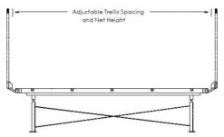 4ft X 6ft Standard Rolling Bench System -Gardening Care Shop standard bench image 1