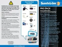 Sundstrom Pro Pack SR 100 M/L Respirator -Gardening Care Shop sundpropk1
