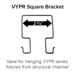 Fluence Mount For VYPR Fixtures - Square Brackets